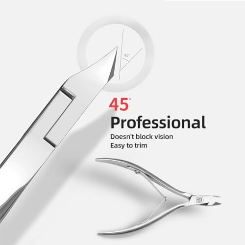 Gubonwer Professional Cuticle Nippers - Sharp Stainless Steel Cuticle Trimmer