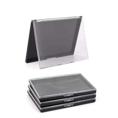 3-Pack Magnetic Makeup Palette with Clear Top & 60 Stickers