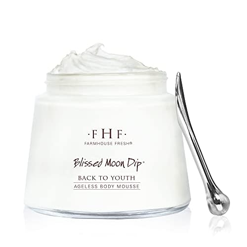 FarmHouse Fresh Body Lotion, Firming Moisturizing Peptide Cream. Blissed Moon Dip Back To Youth Ageless Body Mousse. 8 Fl Oz