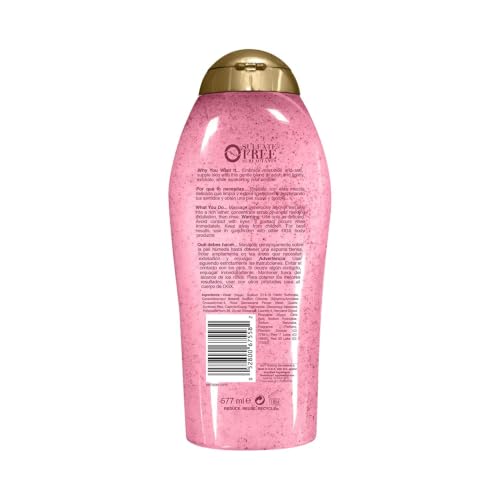 OGX Sensitive Rose Water Body Scrub 19.5 fl oz