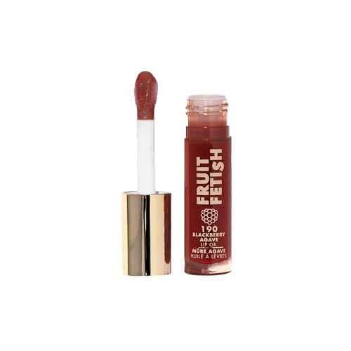 Milani Fruit Fetish Lip Oil with Vitamin E for Instant Hydration, Fruit Extract Infused Lip Treatment and Moisturizing Lip Gloss - Blackberry Agave