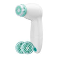 Conair True Glow Facial Cleansing Brush, 2-Speed Sonic Scrubber with 3 Heads