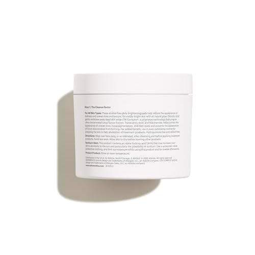 SkinMedica Even & Correct Brightening Treatment Pads For Face Exfoliating, 10% Glycolic Acid Pads That Are Retinol-Free, Alcohol-Free and Hydroquinone-Free, 60 Ct