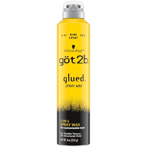 Got2b Glued Dual Nozzle Spray Wax, 8 oz