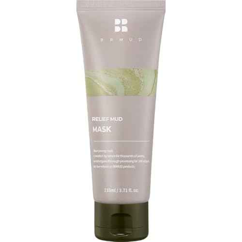 BRMUD Relief Mud Mask | Cardi B Mud Mask - Body Mud Hydrating & Moisturizing Deep Pore Cleanser Face & Body Mask w/ 91.8% Nature-Derived Ingredients - K Beauty Body Mud (3.72 fl oz)