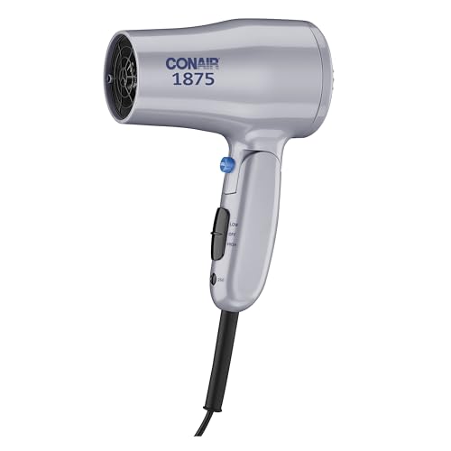 Conair 1875W Compact Folding Hair Dryer with Dual Voltage