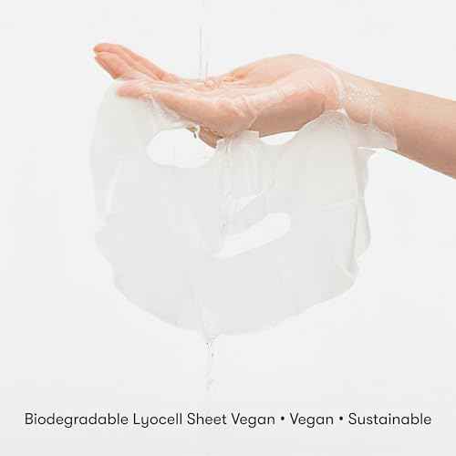 Epielle Vitamin C Korean Face Masks 20 Pack - Brightening Sheet Masks with Niacinamide for Dark Spots & Glowing Skin, Thanksgiving Essentials & Stocking Stuffers for Women