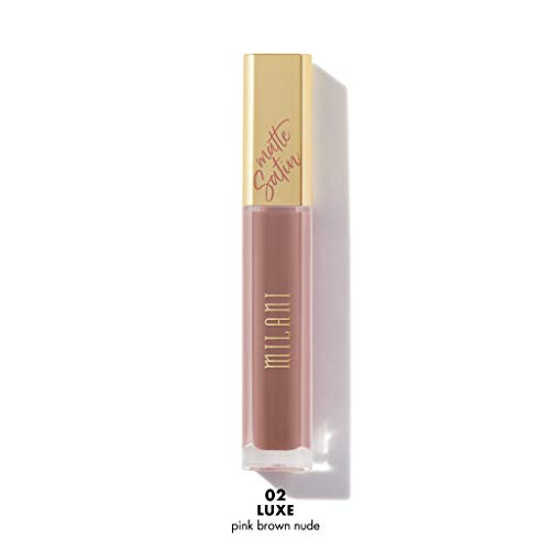 Milani Amore Satin Matte Lip Crème - Luxe (0.22 Fl. Oz.) Cruelty-Free Nourishing Lip Gloss with a Soft, Full Matte Finish