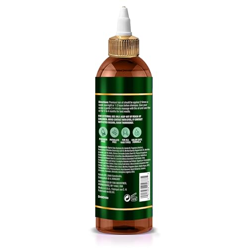 Difeel Rosemary and Mint Premium Hair Oil with Biotin 8 oz. - Natural Oil for Hair Growth