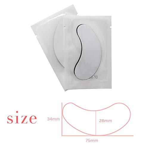 100 Pairs Under Eye Gel Patches for Eyelash Extensions