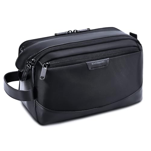 BAGSMART Large Travel Toiletry Bag for Men, Water-Resistant Dopp Kit