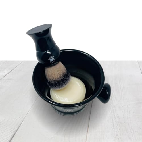 GENTS Professional Straight Razor Shaving Kit - Complete 7-Piece Gift Set with Leather Strop & Ceramic Bowl