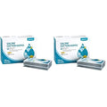Winner Sterile Saline Wipes, 6" x 8" Large Personal Care Wipes, Gentle Saline Pads for Piercings, Multi-Purpose for Sensitive Eyes and Face, Individually Wrapped, 70 Count (Pack of 2)