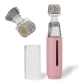 TIDEWISH Pink 0.25mm Derma Roller with Liquid Serum Reservoir for Skin, Lips & Hair