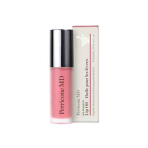 Perricone MD No Makeup Lip Oil | Non-sticky, Skincare-Infused | Delivers natural-looking color, Helps to reduce vertical lip lines, loss of lip volume & dry, rough texture & discoloration
