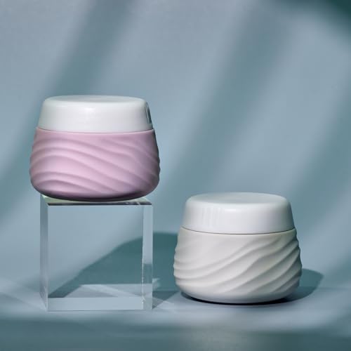 Eternal Moment Travel Containers for Toiletries - Leak-Proof Silicone Jars (4 Pack)