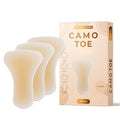 No Show Camel Concealer Toe Covers for Women - Ultra-Thin 3 Pack