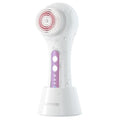 Electric Facial Cleansing Brush with 2-Way Rotation & 5 Heads