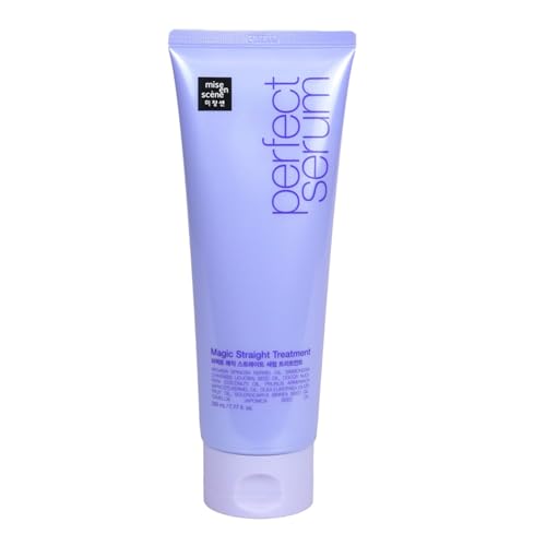 Mise En Scene Perfect Magic Straight Serum Treatment - Anti-Frizz & Hydrating Conditioner, 7.77 Fl Oz