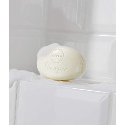 NIVEA Solid Shampoo Bar for Dry Hair, pH Balance Formula with Almond Milk, Vegan, 2.65 oz, 25-30 Washes