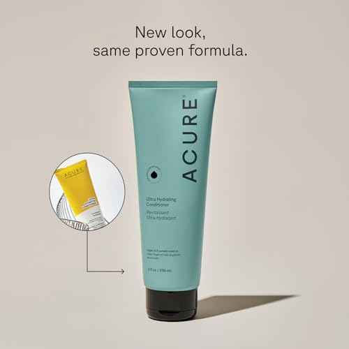 Acure Ultra Hydrating Shampoo and Conditioner Set - Moisturizing Set with Argan Oil for Women & Men with Dry, Damaged, Straight or Curly Hair, 100% Vegan, Paraben Free, Sulfate Free - 8 fl oz (2 Pack)