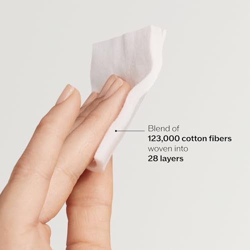 Shiseido Facial Cotton Pads 165 Squares - Makeup Removal & Toner Application