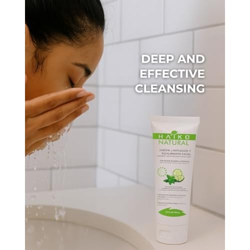 Facial Cleansing & Balancing Soap with Cucumber & Vitamin E. Removes Impurities & Blackheads. Restores Skin Elasticity & Firmness. Non-Greasy & Paraben-Free - 2.7 FL.OZ / 80g