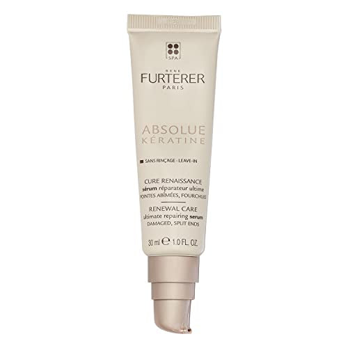 Rene Furterer Absolue Keratine Ultimate Repair Split End Serum - For Damaged, Over-Processed Hair - Repair & Restore, 1 fl. oz.