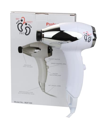 Electric Callus Remover with Replacement Disks and Speed Control