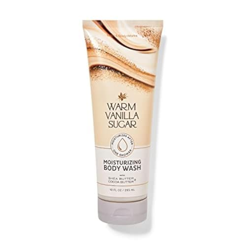 Bath and body Lotion, Perfume Mist, Shower Gel Holiday and Tropical Fragrance Collection (Warm Vanilla Sugar Moisture Body Wash, 10 Ounce)