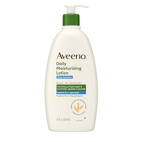 Aveeno Sheer Hydration Fragrance-Free Body Lotion 18 Fl Oz