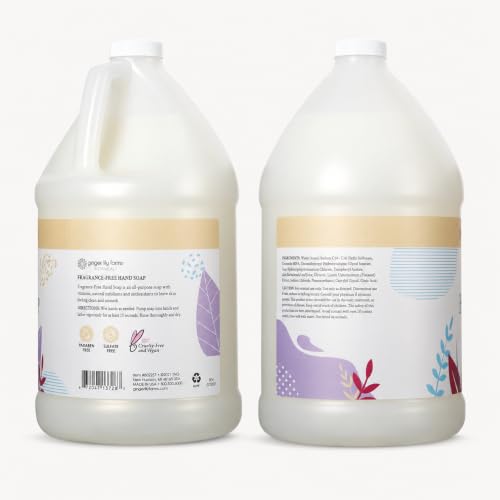 Ginger Lily Farms 4-Pack 1 Gallon Fragrance-Free All-Purpose Hand Soap