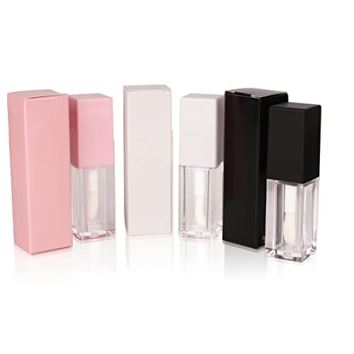 25pc Pink Craft Paper Boxes 25x25x86mm for Lip Gloss