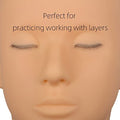 Lash Extension Practice Mannequin Head with 3-Layer Eyelids