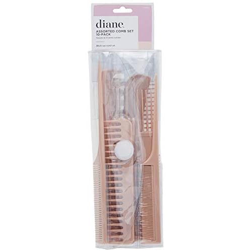 Diane D7902 Assorted Comb Kit, Bone