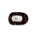 TELETIES Medium Flat Round Hair Clip - Bendable Teeth, Comfortable Design
