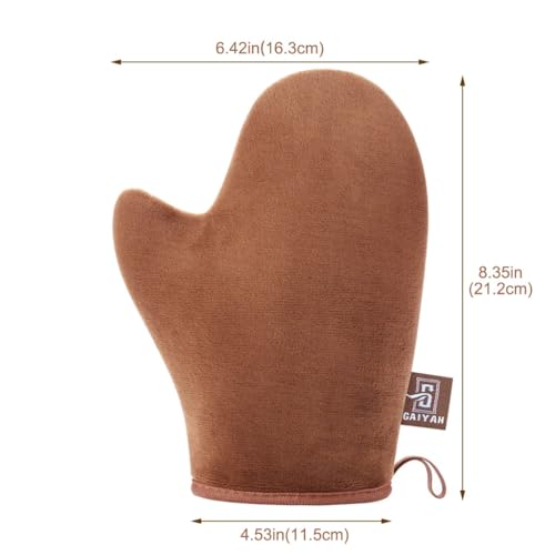 GAIYAH Self Tanning Mitt Applicator with Thumb Grip