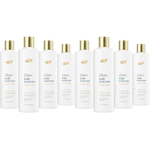 Dove Nutritive Solutions Moisturizing Conditioner for Dry Hair Daily Moisture Deep Conditioner Detangles and Nourishes Dry Hair 12 oz,(Pack of 8)