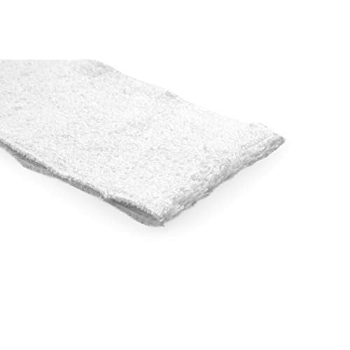 Betty Dain Neck Towel, Soft Terry, Keeps Clients Protected During Shampoos and Rinses, Spa Treatments, Adds Comfort Against Shampoo Bowl, Economical Solution to Paper Wraps, 36 Pack, White