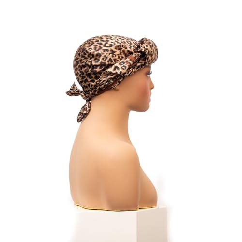 ROSEBONY Wrap Cap Hair Net with Scarf for Heatless Hair Care