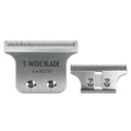 2215 Replacement T Wide Blades Replacement for Wahl 5 Star Detailer Li Trimmer 8081/8171- Adjustable Zero-Gap Stainless Steel Blade,Silver Pack