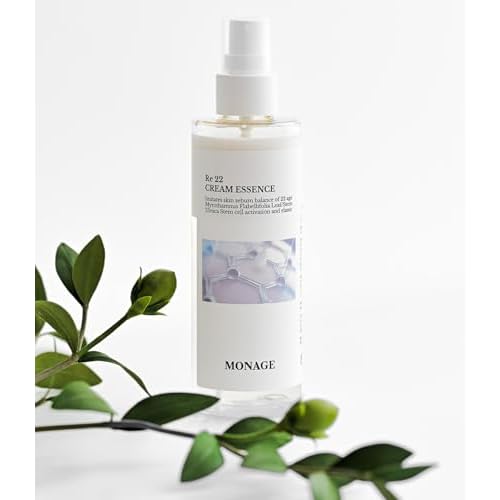 Re 22 Cream Essence ? Korean Skin Care All-in-One Hydrating Spray with Resurrection Plant & Sea Lettuce Stem Cells for Youthful, Balanced Skin ? Relaxing Gifts, 150ml / 5.07 fl. oz