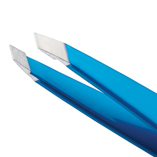 Tweezerman Slant Tweezer -Blue Jewel Model No. 1230-B09R, multi