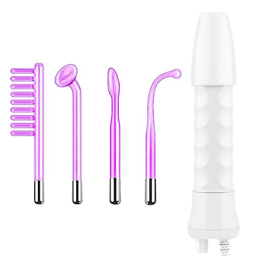 High Frequency Facial Tool with 4 Tubes