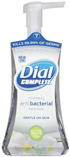 Dial Complete Foaming Hand Soap with White Tea - Soothing 7.5 oz (Pack of 4)
