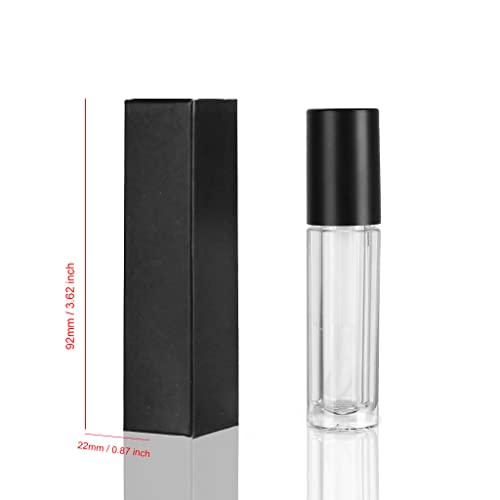COSIDEA 50 PCS Empty Matte White Lip Gloss Boxes W22 xW22 xH92mm /0.87 * 0.87 * 3.62 inch, Cosmetic Perfume/Mascara Box Packaging for Small Business Wholesale, small Kraft Paper Box