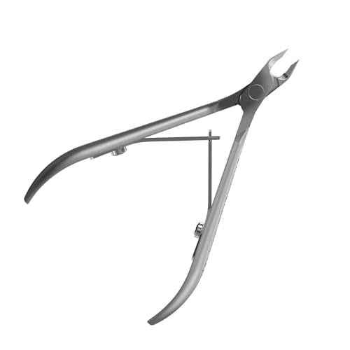 Staleks Pro SMART 10 Cuticle Nippers ? 4 mm Blades ? Satin Finish ? Stainless Steel ? Professional Skin Nippers for Classic Manicure & Hardware Use