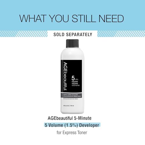 AGE beautiful Gray Hair Toner, 5-Minute Demi Cream