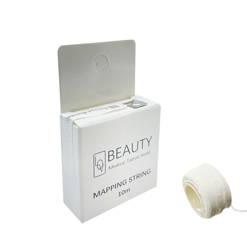 Pre-Inked Brow Mapping String for Symmetrical Eyebrow Design (10m)