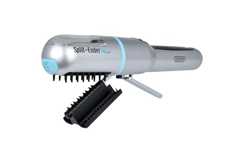 Split-Ender Mini Cordless Hair Trimmer for Damaged, Frizzy & Curly Hair - Blue / AAA Battery-Powered